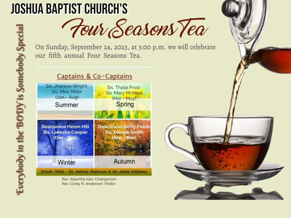 Annual Four Seasons Tea
